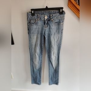 Vintage Style Distressed Guess Skinny Jeans Sz 24